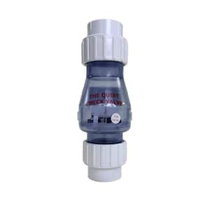 1-1/2 in. Clear Quiet PVC Check Valve