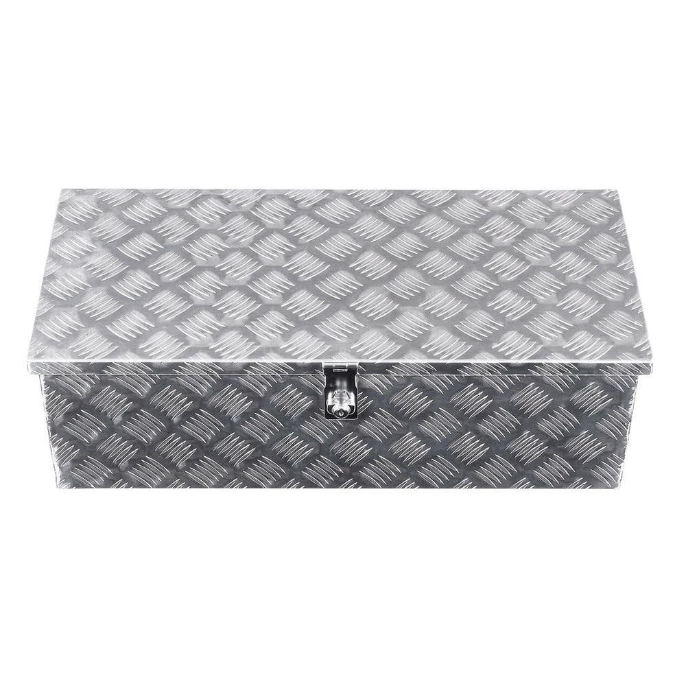 Heavy Duty Truck Bed Tool Box, 30 in. Silver Aluminum Side Truck Tool Box-Heavy Duty Stripes Plated Truck Bed Tool Box price history on PriceWatchPro