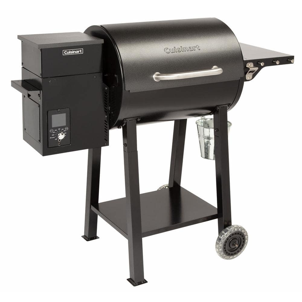 Cuisinart Black Steel 465 sq. in. Wood Pellet Grill and Smoker