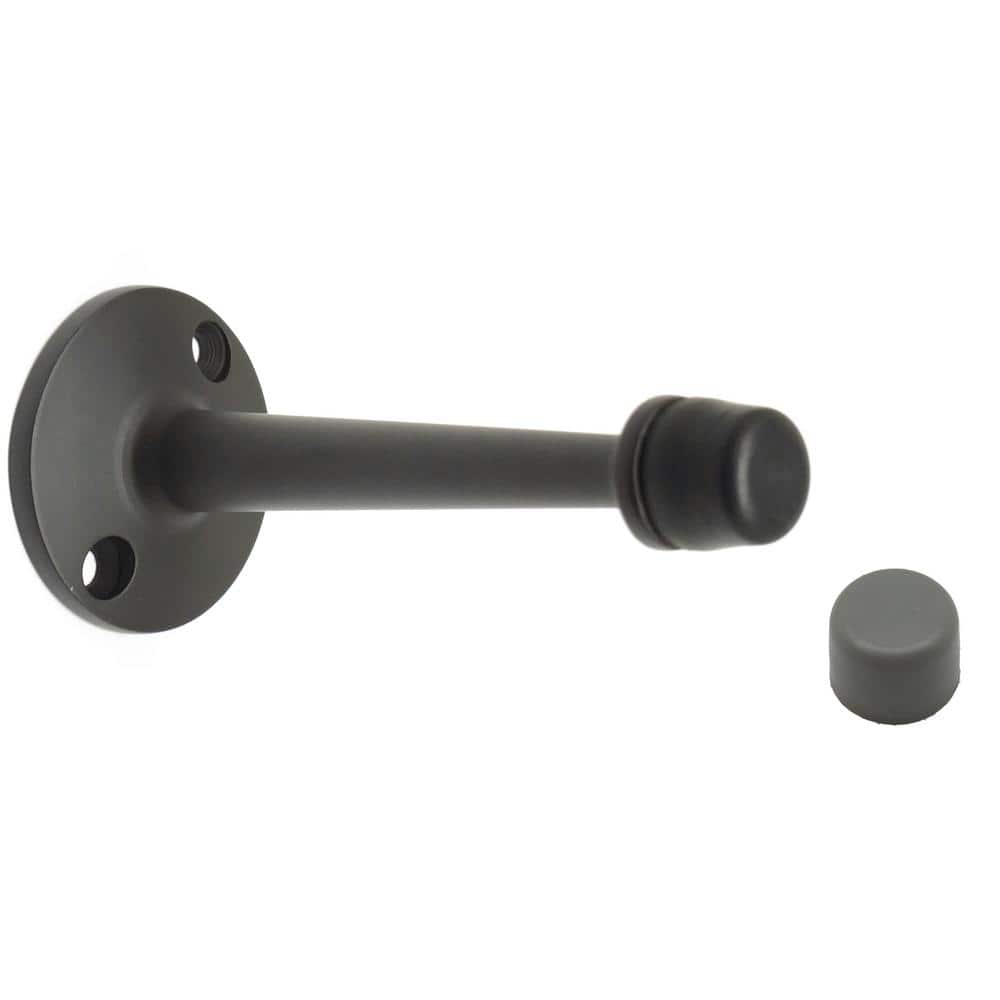 Oil-Rubbed Bronze Solid Brass Baseboard Door Stop