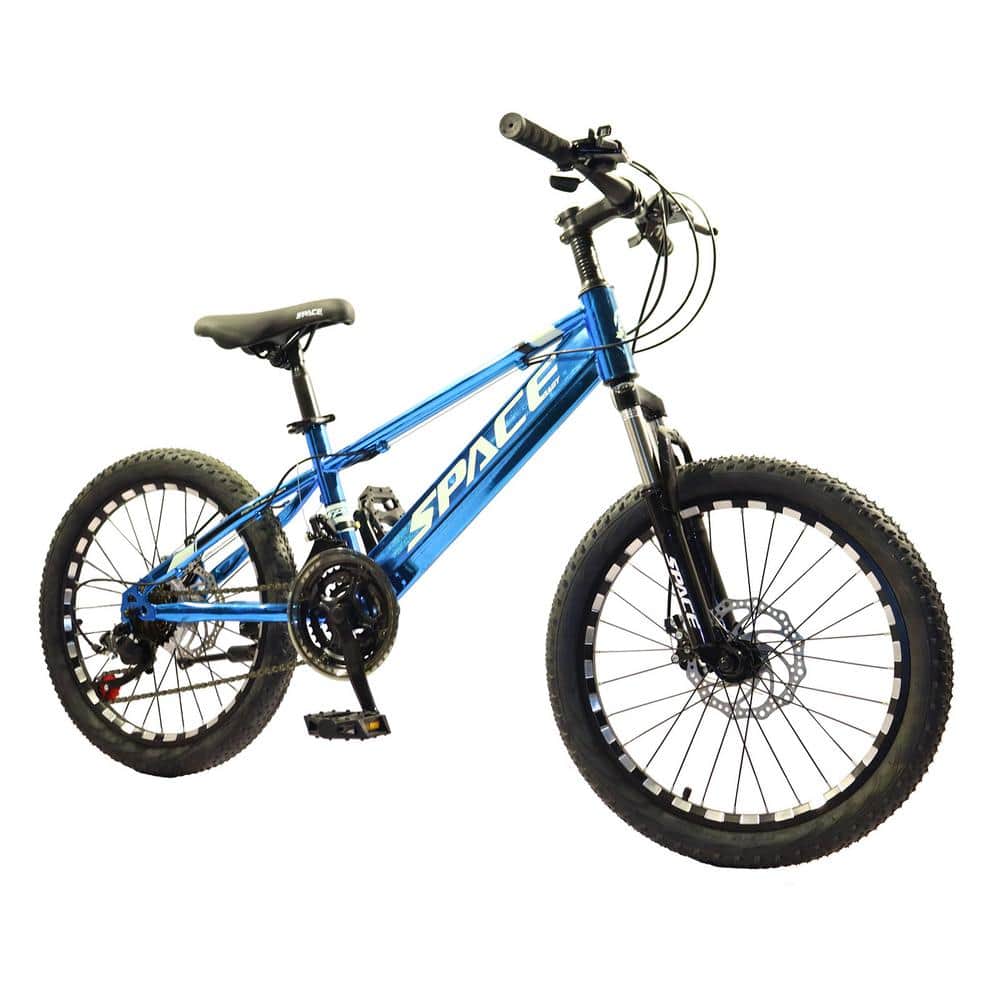 20 in. Mountain Bike in Blue for Kids