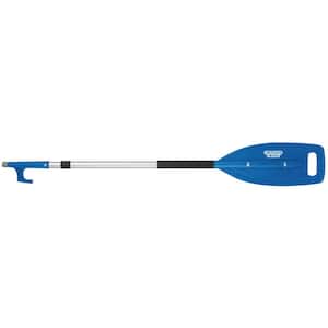 48 in. to 72 in. Telescoping Paddle Boat Hook, Blue