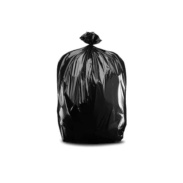 Plasticplace 40-45 Gallon Trash Bags, 2.3 mil, 40 inchw x 46 inchh, Black, 50 / Case