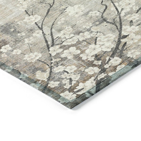 Chantille Machine Washable Indoor/Outdoor Abstract ACN2248 Beige 2 ft. 3 in. x 7 ft. 6 in. Runner Rug
