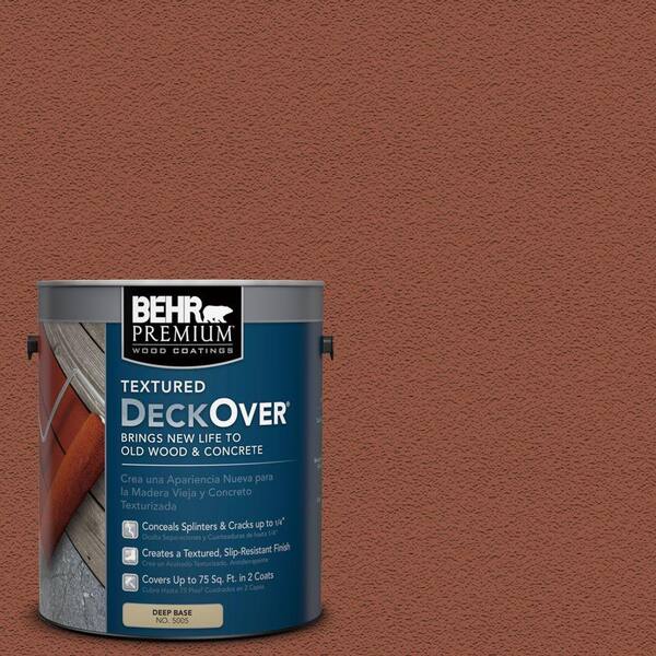 BEHR Premium Textured DeckOver 1 gal. #SC-130 California Rustic Textured Solid Color Exterior Wood and Concrete Coating