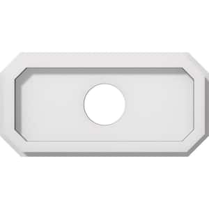 1 in. P X 10 in. W X 5 in. H X 2 in. ID Emerald Architectural Grade PVC Contemporary Ceiling Medallion