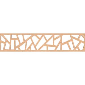 Harrisburg Fretwork 0.25 in. D x 46.75 in. W x 10 in. L Hickory Wood Panel Moulding
