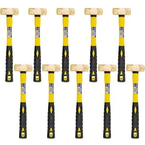 1 lbs. Brass Sledge Hammer with Fiberglass Handle (10-Pack)