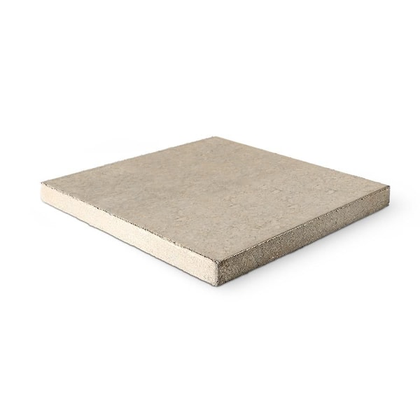 24 in. x 24 in. x 1.96 in. Square Tan Brown Blend Concrete Step Stone (28-Pieces/112 sq. ft. /Pallet)