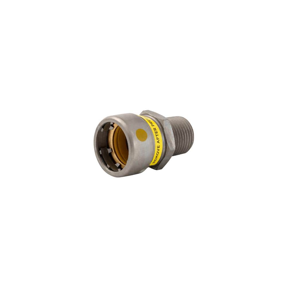 1/2 in. Carbon Steel Press x MPT Male Adapter Fitting price history on PriceWatchPro