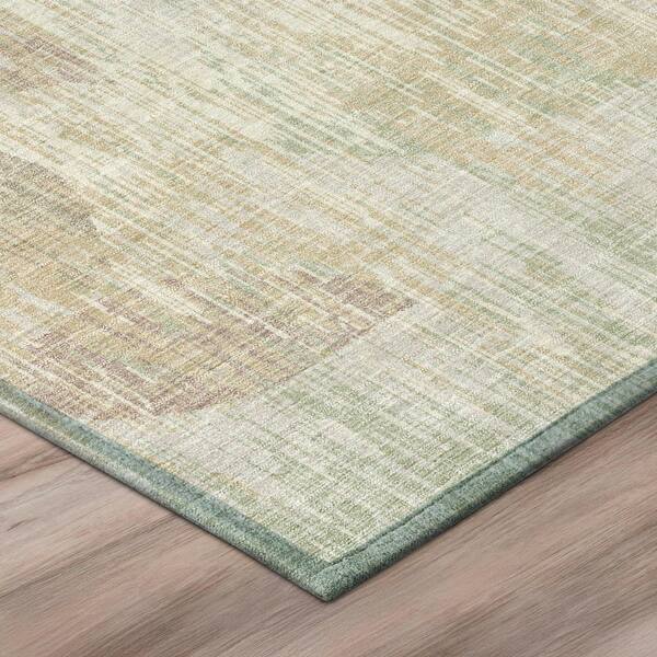 Chantille Machine Washable Indoor/Outdoor Abstract ACN3162 Cream 2 ft. x 7 ft. Runner Rug