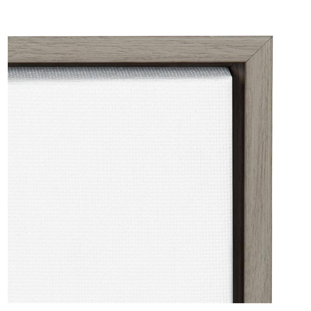 Warm in the Wilderness Squirrel Canvas Print with Sylvie Greywash Frame