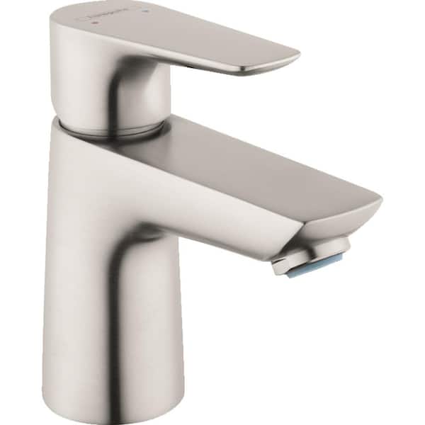 Hansgrohe Talis E Single Hole Single-Handle Bathroom Faucet in Brushed Nickel