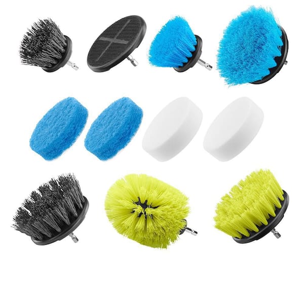 RYOBI Scrubber Accessory Kit (11-Piece) with Hex Shank