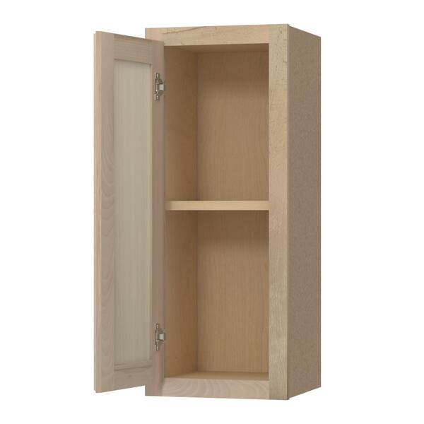 Hampton Unfinished Assembled 12x30x12 in. Wall Kitchen Cabinet in Beech