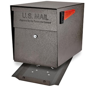 Locking Post-Mount Mailbox with High Security Reinforced Patented Locking System, Bronze