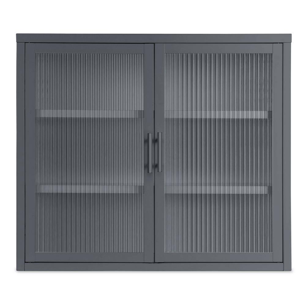 Retro Style 27.6 in. W x 9.1 in. D x 23.6 in. H Bathroom Storage Wall Cabin