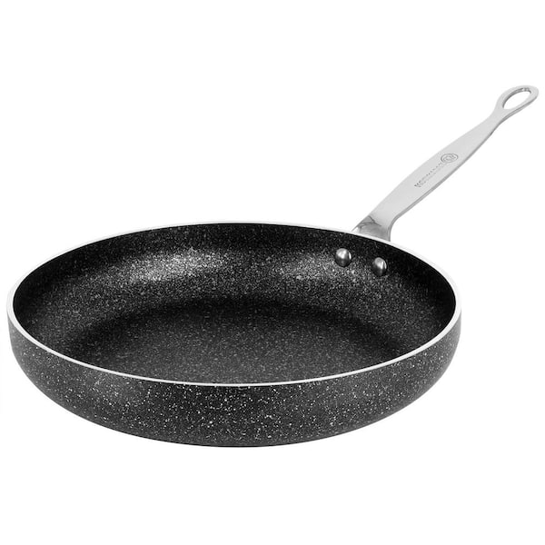 Korkmaz Galaksi 7 Piece Non Stick Aluminum Cookware Set in Black 985120755M  - The Home Depot