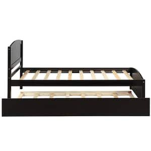 Black Composite Frame Twin Panel Bed