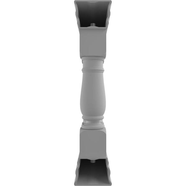 Ekena Millwork Fiberthane Oxford Balustrade 84 in. L x 38 in. H Fiberglass Railing Kit