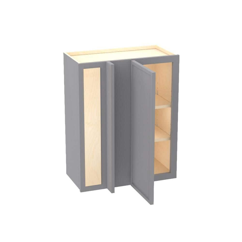 Franklin 24 in. W x 12 in. D x 30 in. H Assembled Plywood Blind Wall Kitchen Cabinet in Veiled Gray with Soft Close LH price history on PriceWatchPro