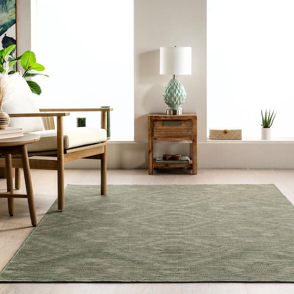 CLOSEOUT SALE 4 Feet Square hotsell Midcentury Modern Traditional Wool Polyester Handcrafted Rug