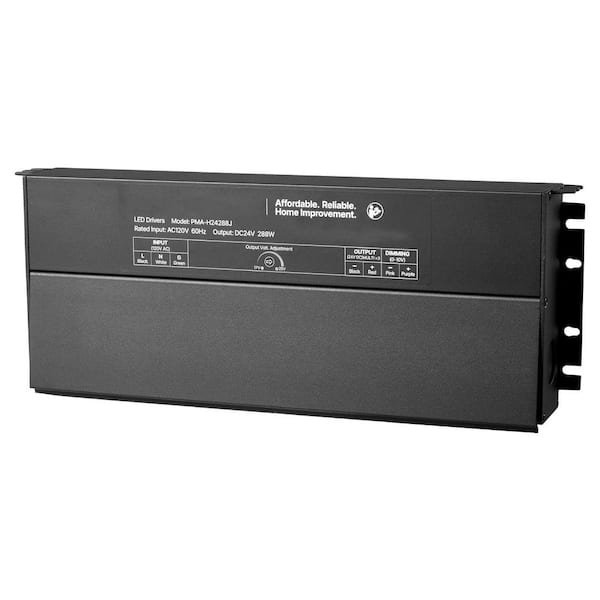 288W Dimmable LED Driver 24V Triac/ELV/MLV AC to DC Power Supply Transformer for LED Strip Light Constant Voltage