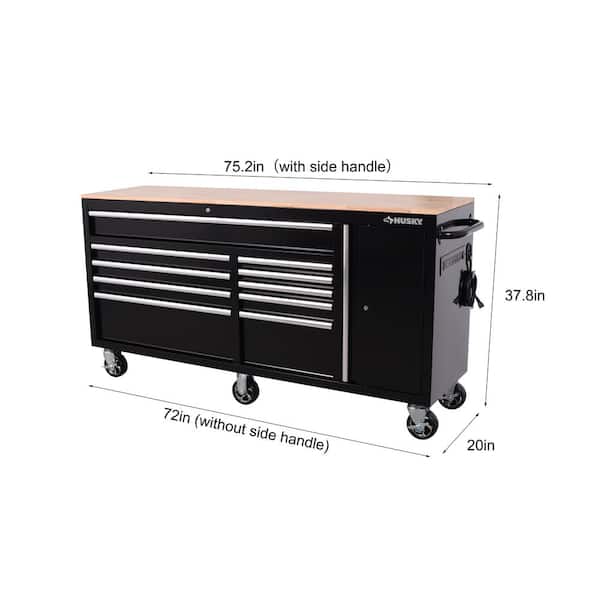 CRAFTSMAN 2000 52-In 10-Drawer Cabinet - Red & 102-Piece Household Tool Set with Hard Case CRAFTSMAN 2000 52-In 10-Drawer Cabinet - Red & 102-Piece Household Tool Set with Hard Case