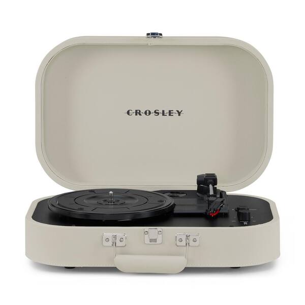 Crosley Discovery Turntable in Dune CR8009B-DU - The Home Depot