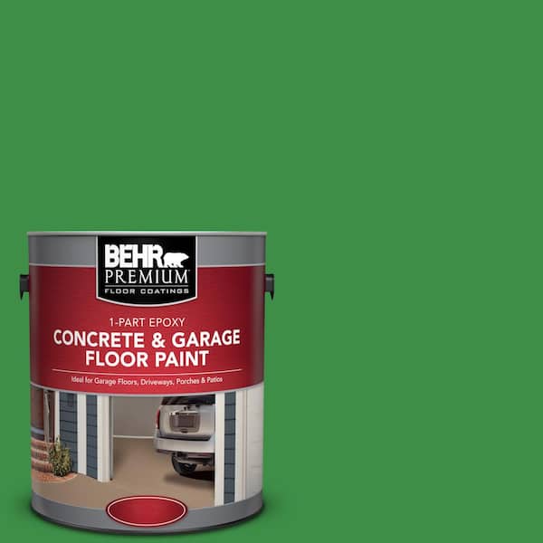 BEHR Premium 1 gal. #P390-7 Park Picnic 1-Part Epoxy Satin Interior/Exterior Concrete and Garage Floor Paint