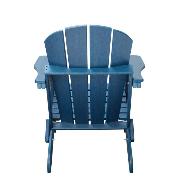 cenadinz Classic Solid All-weather Folding Plastic Adirondack Chair