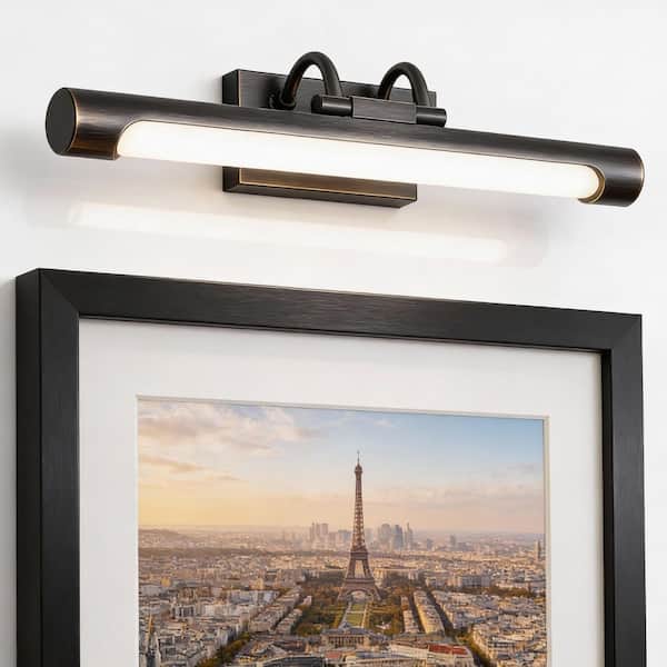 BETTERBEAM Helena Black Rechargeable LED Adjustable Picture Light