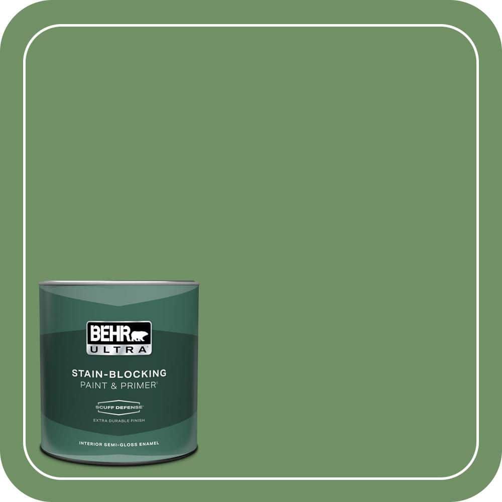1 qt. #M400-6A Mossed Opportunity Extra Durable Semi-Gloss Enamel Interior Paint & Primer price history on PriceWatchPro