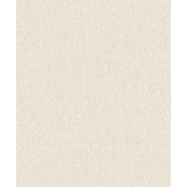 Advantage Vivian Neutral Linen Vinyl Strippable Roll (Covers 57.8 sq. ft.)