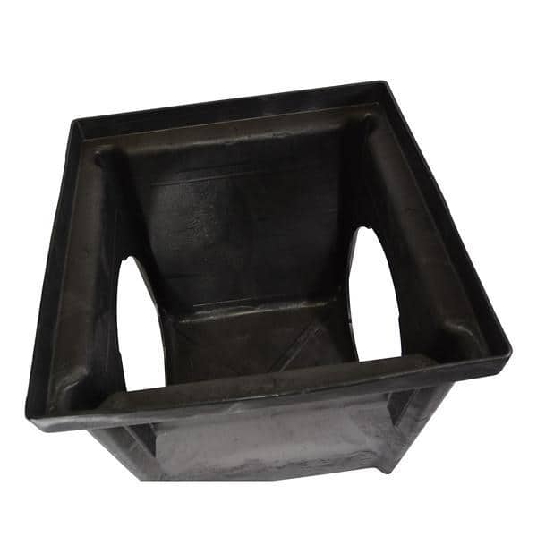 NDS 9 in. Plastic Square Drainage Grate in Black 970 - The Home Depot