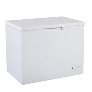 50 in. 12.7 cu. ft. Manual Defrost Chest Freezer with Solid Top, Locking Lid, Garage Ready, in White