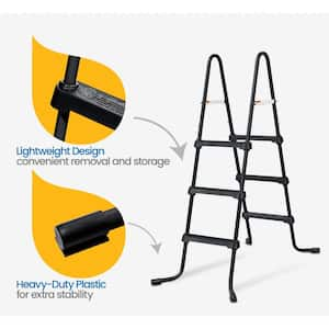 SureStep Ladder 3-Step Plastic for Above Ground Pool