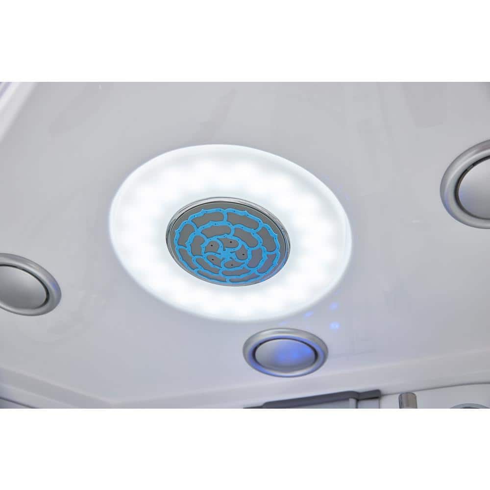 Mesa WS-803A Clear Glass Walk-In Steam Shower Kit