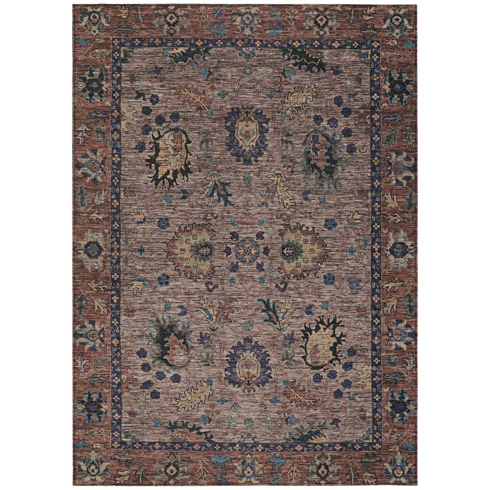 Chantille Machine Washable Indoor/Outdoor Abstract ACN2104 Mocha 5 ft. x 7 ft. 6 in. Area Rug price history on PriceWatchPro