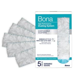 High-Performance Disposable Microfiber Dusters, (5-count)
