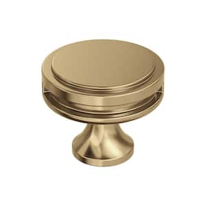 Oberon 1-3/8 in. (35mm) Modern Champagne Bronze Round Cabinet Knob