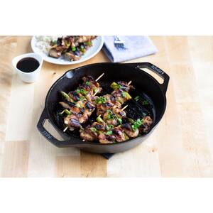 10.25 in. Dual Handle Cast Iron Grill Pan