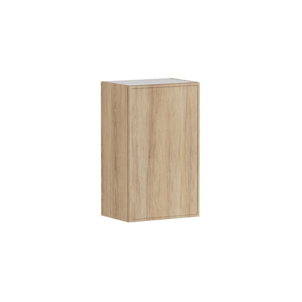 Designer Series Renly 18 in. W x 12 in. D x 30 in. H Assembled Slim Shaker Wall Kitchen Cabinet in Sandstone