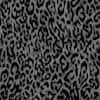 Nicole Miller Laid Back Leopard Black Peel and Stick Wallpaper 127462