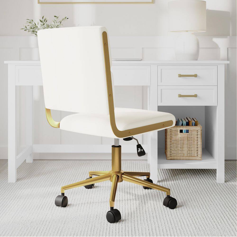 Lulu Upholstered Office Chair - Thumbnail 5