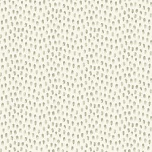 Sand Drips Grey Painted Dots Matte Paper Pre-Pasted Wallpaper
