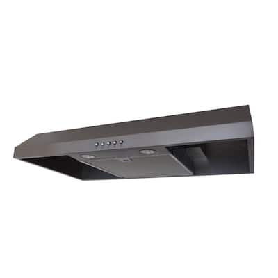 30 in. Under Cabinet Range Hood in Stainless Steel with LED Light