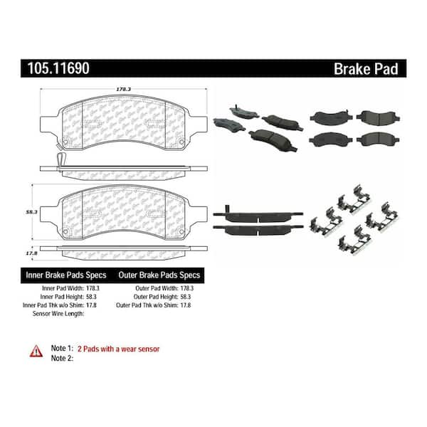 Centric Parts Disc Brake Pad Set