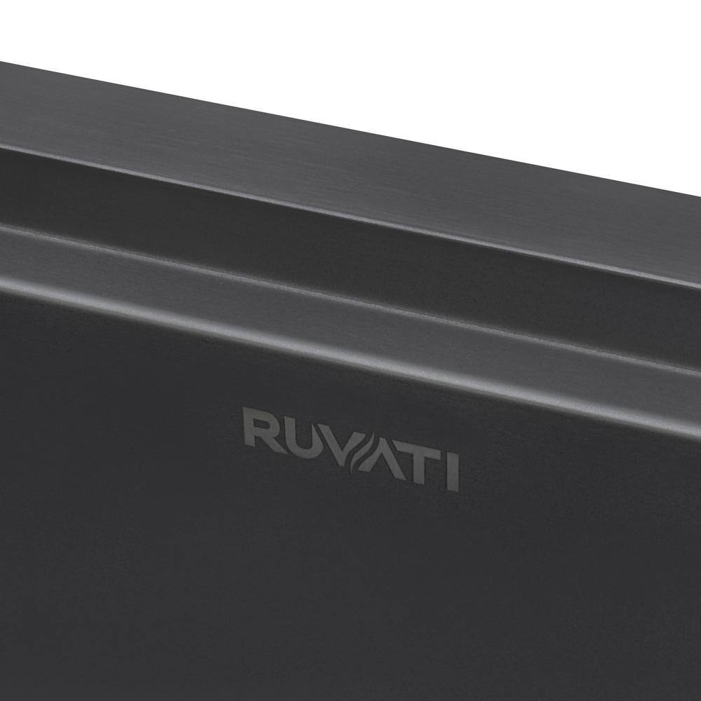 Ruvati 27 inch Workstation Undermount Kitchen Sink Single Bowl