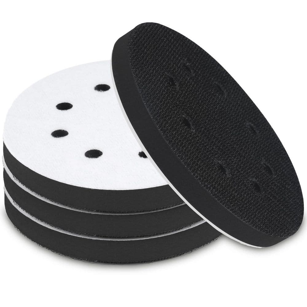 LAIFUCAM 5 in. Foam Interface Pad Soft Density Sanding Pad with
